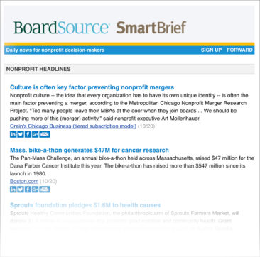 BoardSource SmartBrief - BoardSource