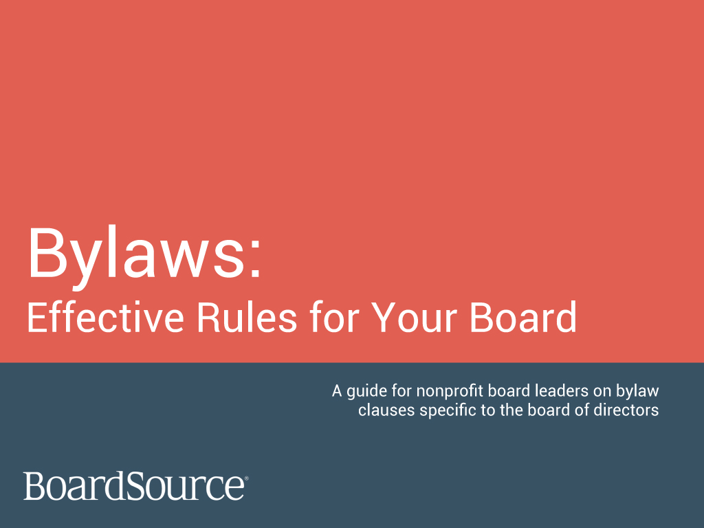 Bylaws Guide