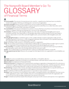 Financial Terms Glossary