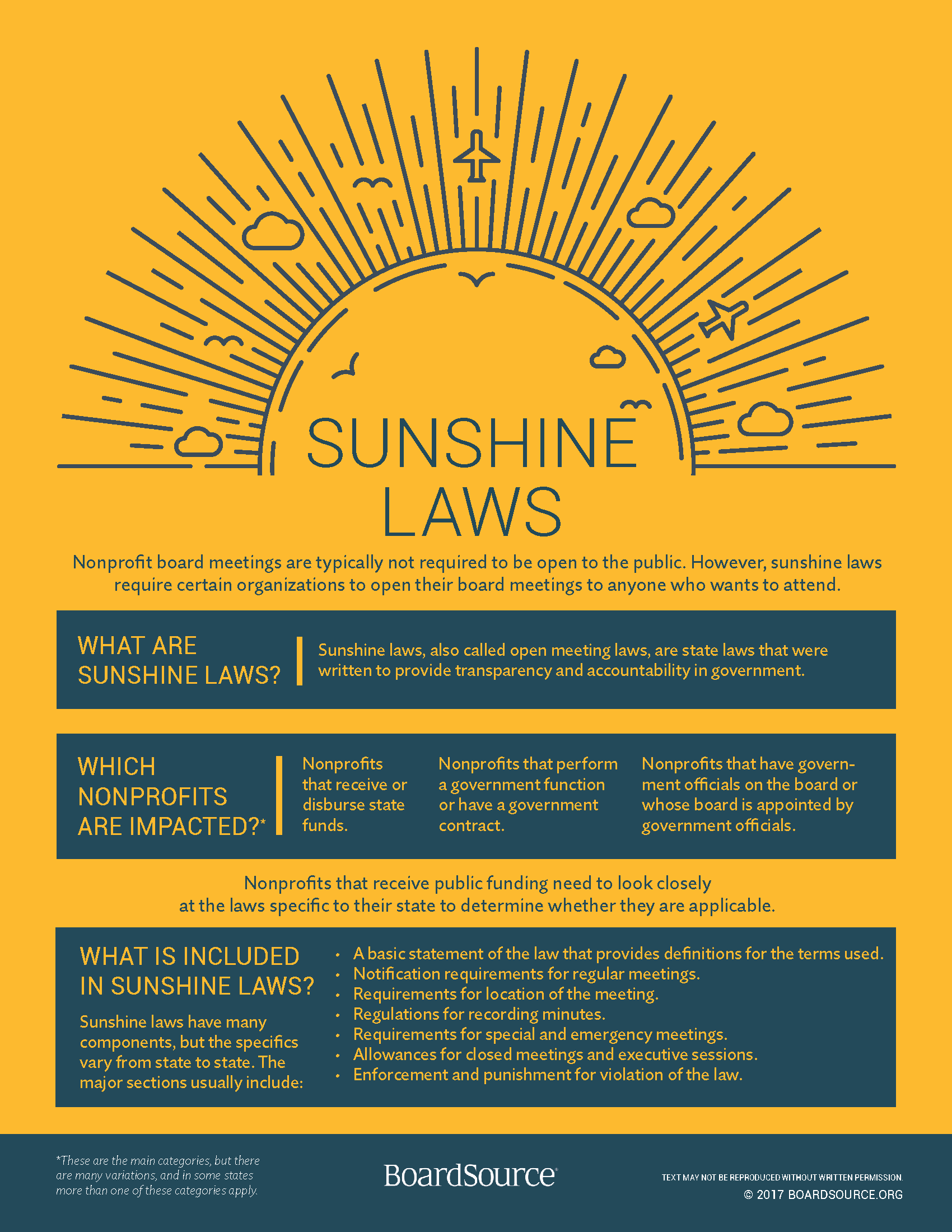 Sunshine Laws