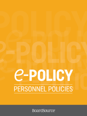 personnel policies