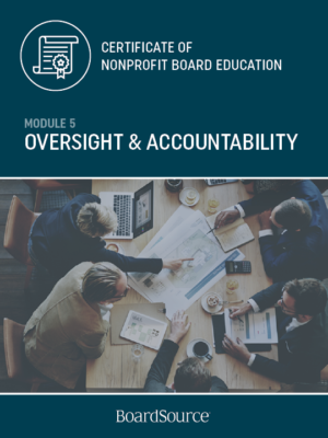 Oversight and Accountability
